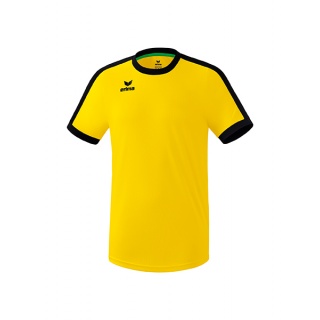 Erima Sport-Tshirt Trikot Retro Star (100% Polyester) gelb/schwarz Herren